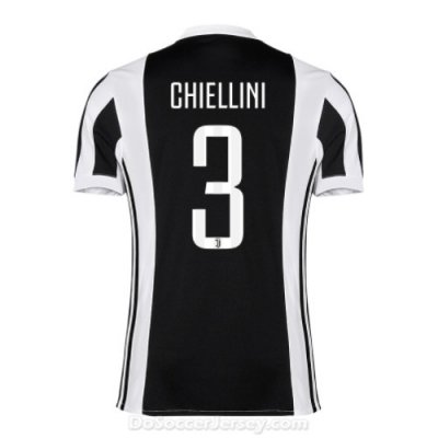 Juventus 2017/18 Home CHIELLINI #3 Shirt Soccer Jersey