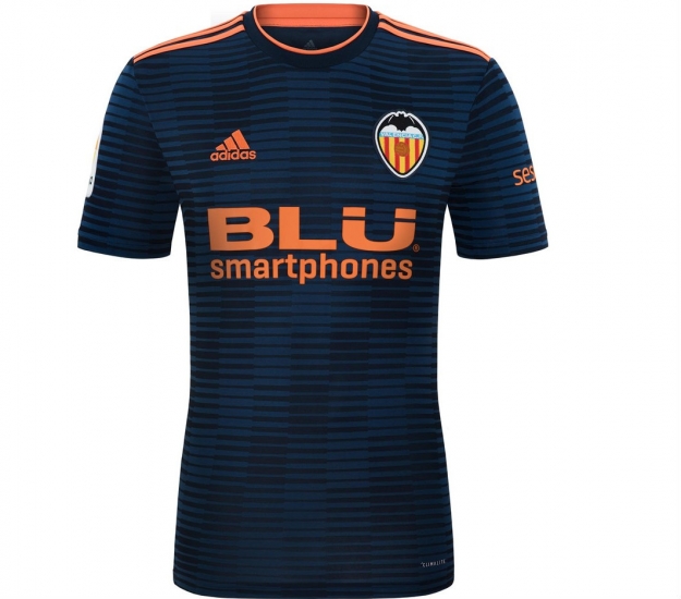 Valencia 2018/19 Away Shirt Soccer Jersey - Click Image to Close
