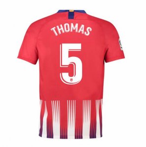 Atletico Madrid 2018/19 Thomas 5 Home Shirt Soccer Jersey