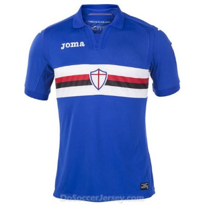 Sampdoria 2017/18 Home Shirt Soccer Jersey