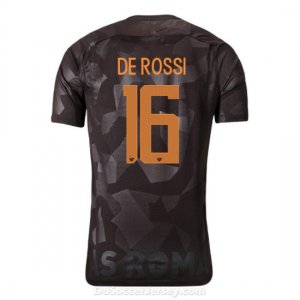 AS ROMA 2017/18 Third DE ROSSI #16 Shirt Soccer Jersey