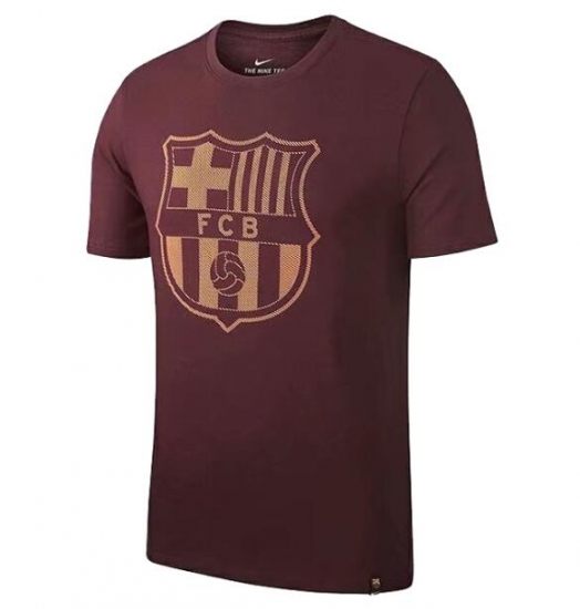 Barcelona 2018/19 Burgundy Training Shirt - Click Image to Close