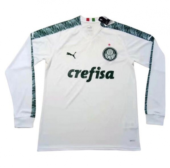 Palmeiras SP 2019/2020 Away Long Sleeved Shirt Soccer Jersey - Click Image to Close