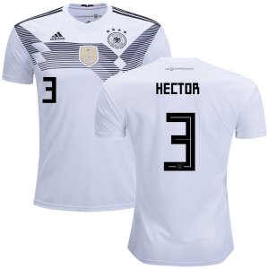 Germany 2018 World Cup JONAS HECTOR 3 Home Shirt Soccer Jersey