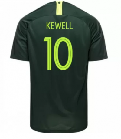 Australia 2018 FIFA World Cup Away Harry Kewell Shirt Soccer Jersey