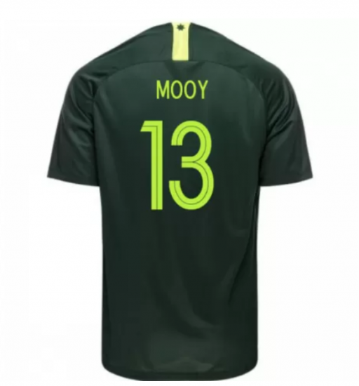 Australia 2018 FIFA World Cup Away Aaron Mooy Shirt Soccer Jersey - Click Image to Close
