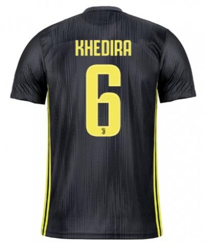 Juventus 2018-19 Third KHEDIRA 6 Shirt Soccer Jersey