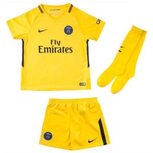 PSG 2017/18 Away Kids Whole Soccer Kit Children Shirt + Shorts + Socks