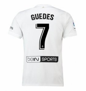 Valencia 2018/19 GUEDES 7 Home Shirt Soccer Jersey