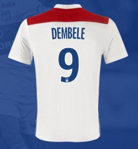 Olympique Lyonnais 2018/19 DEMBELE 9 Home Shirt Soccer Jersey