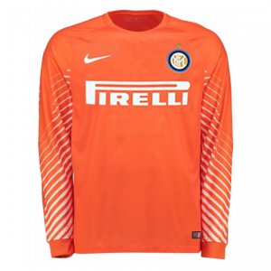 Inter Milan 2017/18 Orange Goalkeeper Long Sleeved Shirt Soccer Jersey