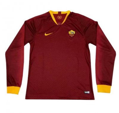 AS Roma 2018/19 Home Long Sleeved Shirt Soccer Jersey