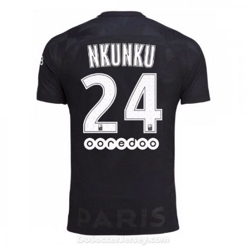 PSG 2017/18 Third Nkunku #24 Shirt Soccer Jersey