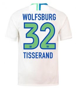 VfL Wolfsburg 2018/19 TISSERAND 32 Away Shirt Soccer Jersey