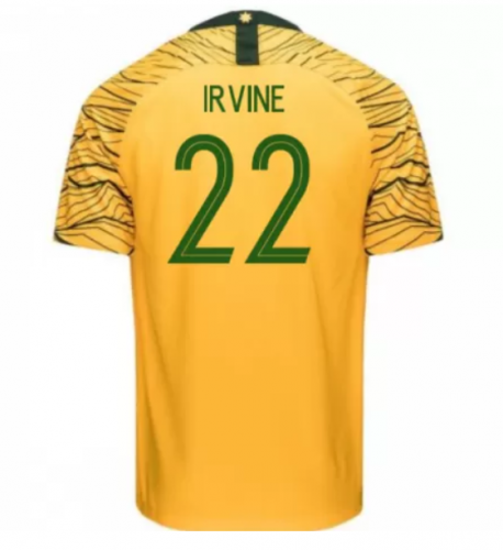 Australia 2018 FIFA World Cup Home Irvine Shirt Soccer Jersey