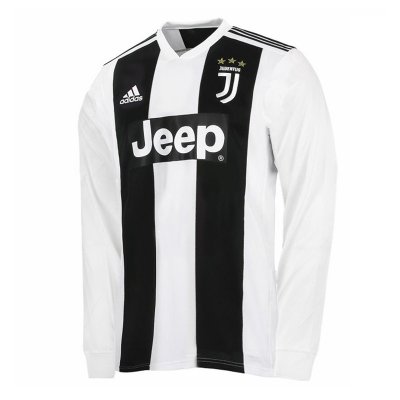 Juventus 2018/19 Home Long Sleeve Shirt Soccer Jersey