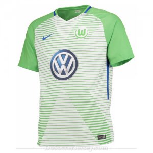 VfL Wolfsburg 2017/18 Home Shirt Soccer Jersey