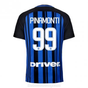 Inter Milan 2017/18 Home PINAMONTI #99 Shirt Soccer Jersey