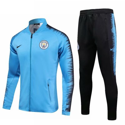 Manchester City 2018/19 Light Blue Training Suit (Jacket+Trouser)
