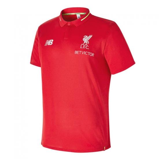 Liverpool 2018 Red Polo Shirt - Click Image to Close