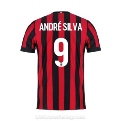 AC Milan 2017/18 Home Andre Silva #9 Shirt Soccer Jersey
