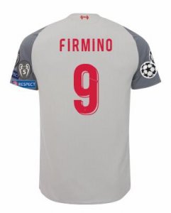 Liverpool 2018/19 ROBERTO FIRMINO 9 UCL Third Shirt Soccer Jersey