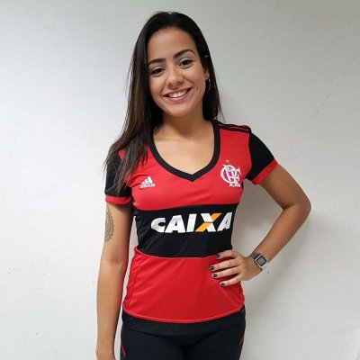 CR Flamengo 2017/18 Home Women's Shirt Soccer Jersey