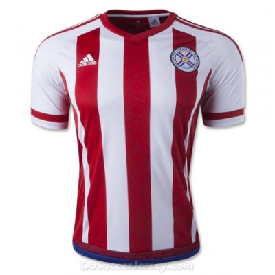 Paraguay 2016/17 Home Shirt Soccer Jersey