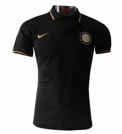 Inter Milan 2019/2020 Black Polo Shirt