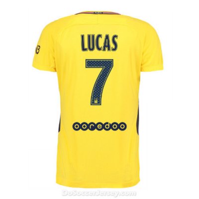 PSG 2017/18 Away Lucas #7 Shirt Soccer Jersey