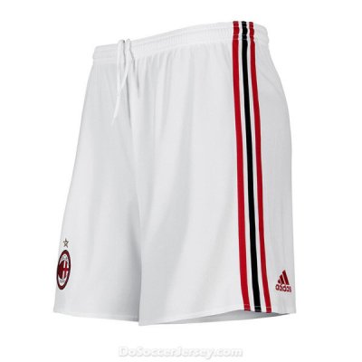 AC Milan 2017/18 Home Soccer Shorts