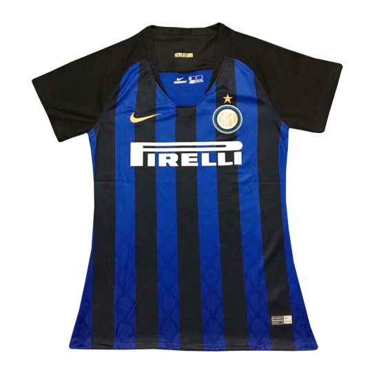 Inter Milan 2018/19 Home Women's Shirt Soccer Jersey - Click Image to Close
