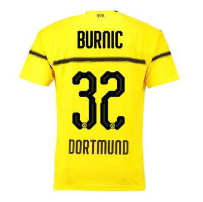 Borussia Dortmund 2018/19 Burnic 32 Cup Home Shirt Soccer Jersey