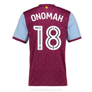 Aston Villa 2017/18 Home Onomah #18 Shirt Soccer Jersey