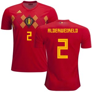 Belgium 2018 World Cup Home TOBY ALDERWEIRELD 2 Shirt Soccer Jersey