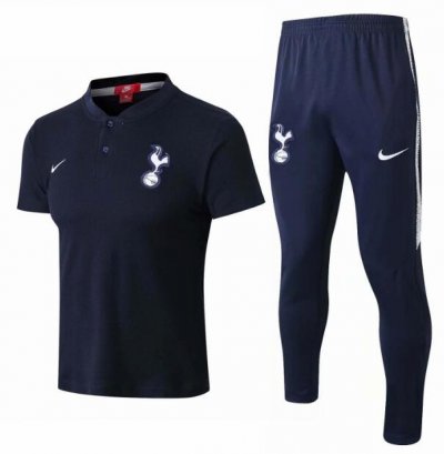 Tottenham Hotspur 2018/19 Royal Blue Polo Shirts + Pants Suit