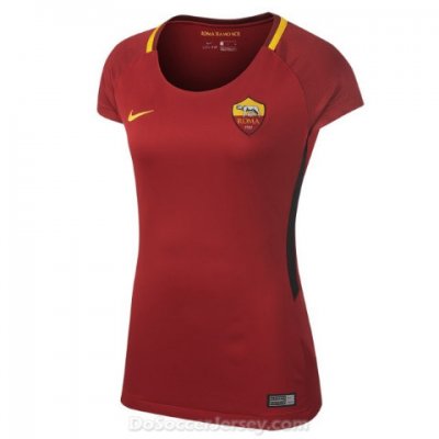 AS Roma 2017/18 Home Women's Shirt Soccer Jersey