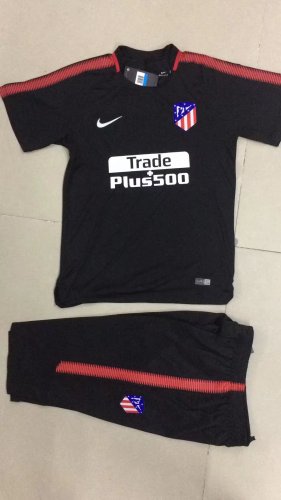 Atletico Madrid 2017/18 Black Short Training Suit