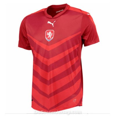 Czech Republic 2016/17 Home Shirt Soccer Jersey