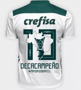 CAMISA Palmeiras 2018/19 Away Deca CAMPEAO Shirt Soccer Jersey