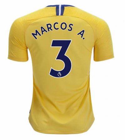 Chelsea 2018/19 Away Marcos Alonso 3 Shirt Soccer Jersey