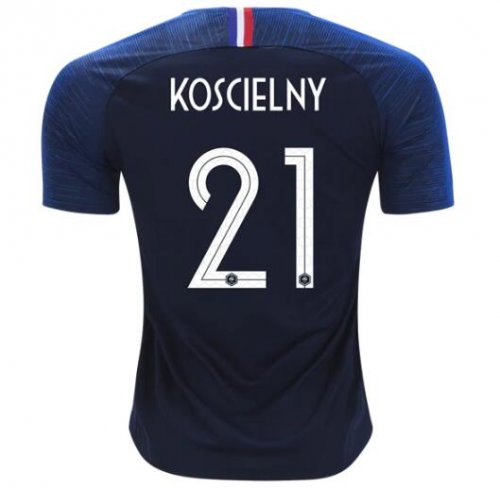 France 2018 World Cup Home Laurent Koscielny 21 Shirt Soccer Jersey