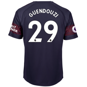 Arsenal 2018/19 Mattéo Guendouzi 29 Away Shirt Soccer Jersey