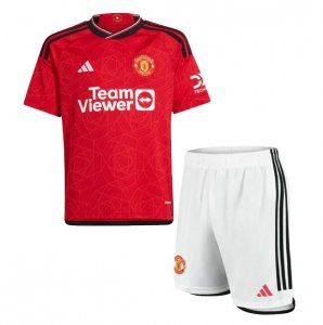 Kids 2023/24 Manchester United Home Kit
