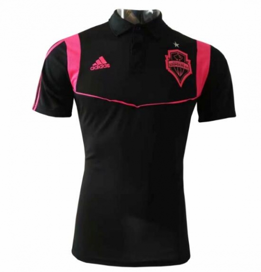 Seattle Sounders FC 2019/2020 Black Polo Shirt - Click Image to Close