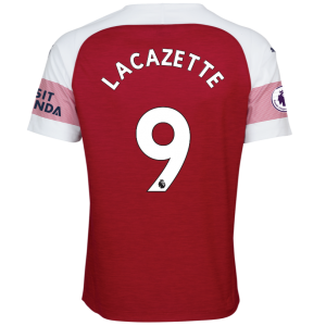 Arsenal 2018/19 Alexandre Lacazette 9 Home Shirt Soccer Jersey