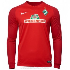 Werder Bremen 2017/18 Red Long Sleeved Goalkeeper Shirt