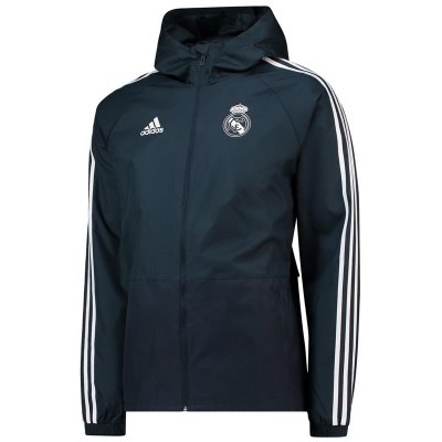 Real Madrid 2018/19 Dark Grey Woven Windrunner Jacket