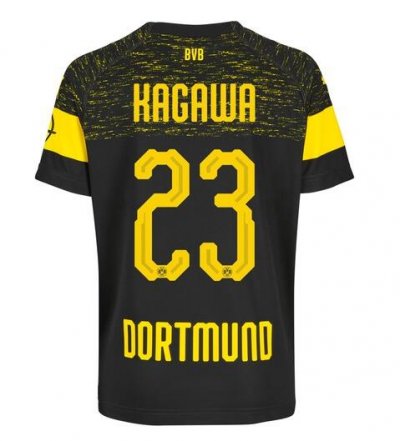 Borussia Dortmund 2018/19 Kagawa 23 Away Shirt Soccer Jersey