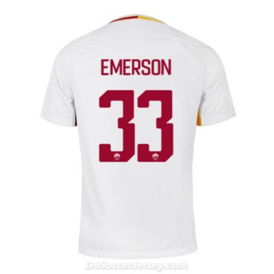 AS ROMA 2017/18 Away EMERSON #33 Shirt Soccer Jersey